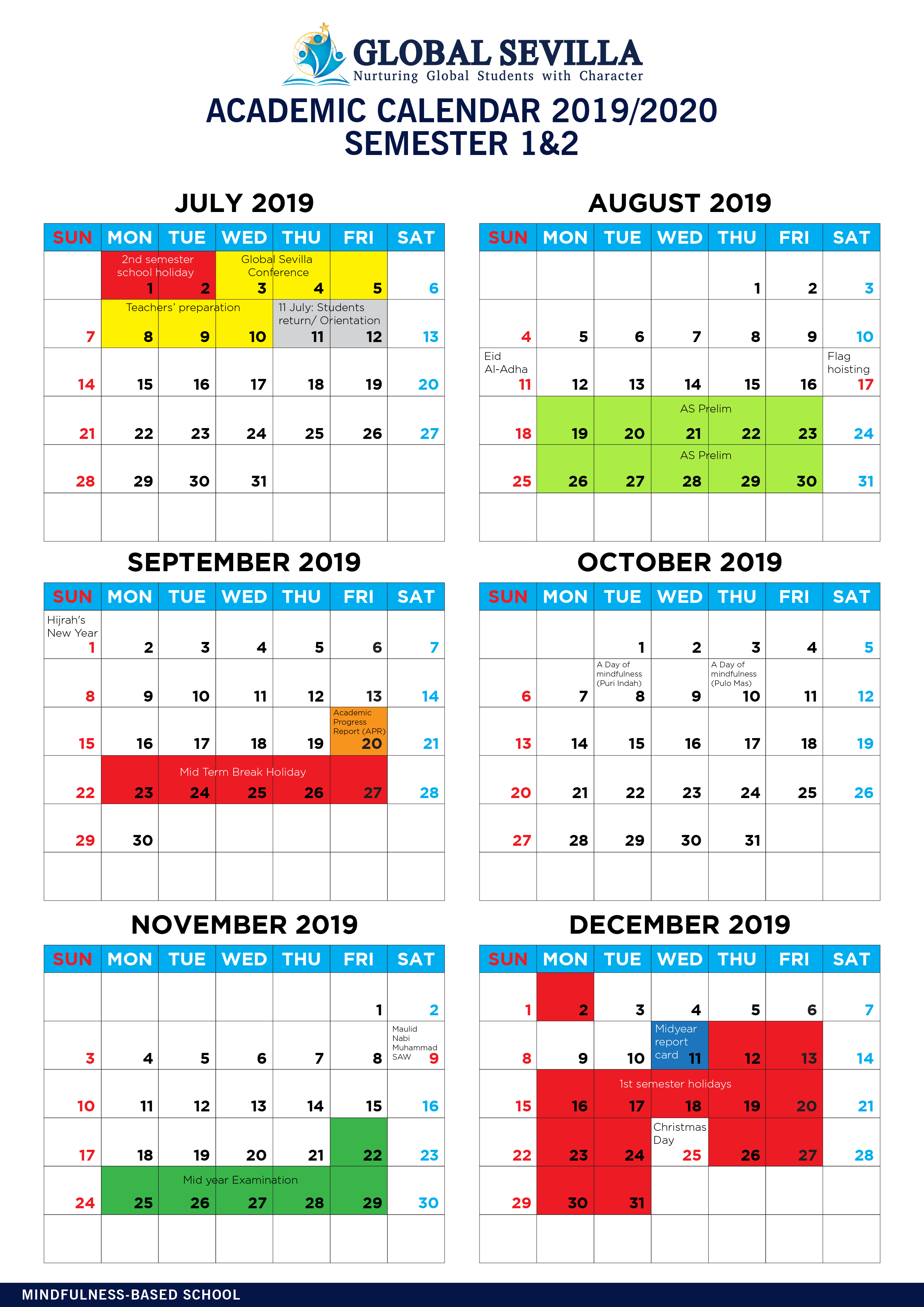 academic/calendar Global Sevilla